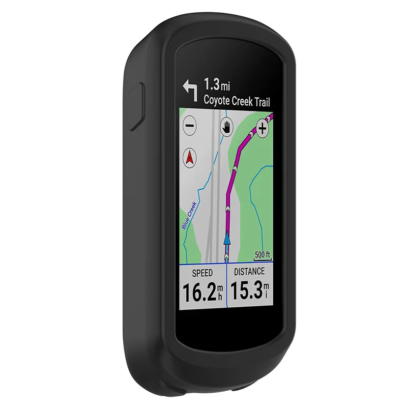 실리콘 쉘 범퍼 커버 Garmin Edge 용 보호 케이스 화면 보호 필름 2 자전거 자전거 컴퓨터 Explore2 스킨 탐색