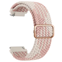 Elastic Braided Strap - 20mm/22mm - Versatile Smartwatch Band Replacement Bracelet - 20mm (Mix color 2)