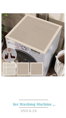 Description Picture 4 of itemPrinted Washing Machine Covers Microwave Oven Refrigerator Top Protector Covers Coffee Machine Drain Pad Kitchen Mug Placemat