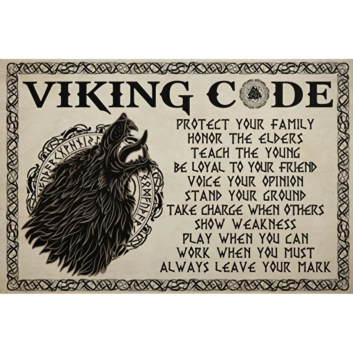 

Protect Your Family Honor The Elders Teach The Young Ideas Gifts Home Living Wall Decor Wall Art Vintage Metal Sign Poster