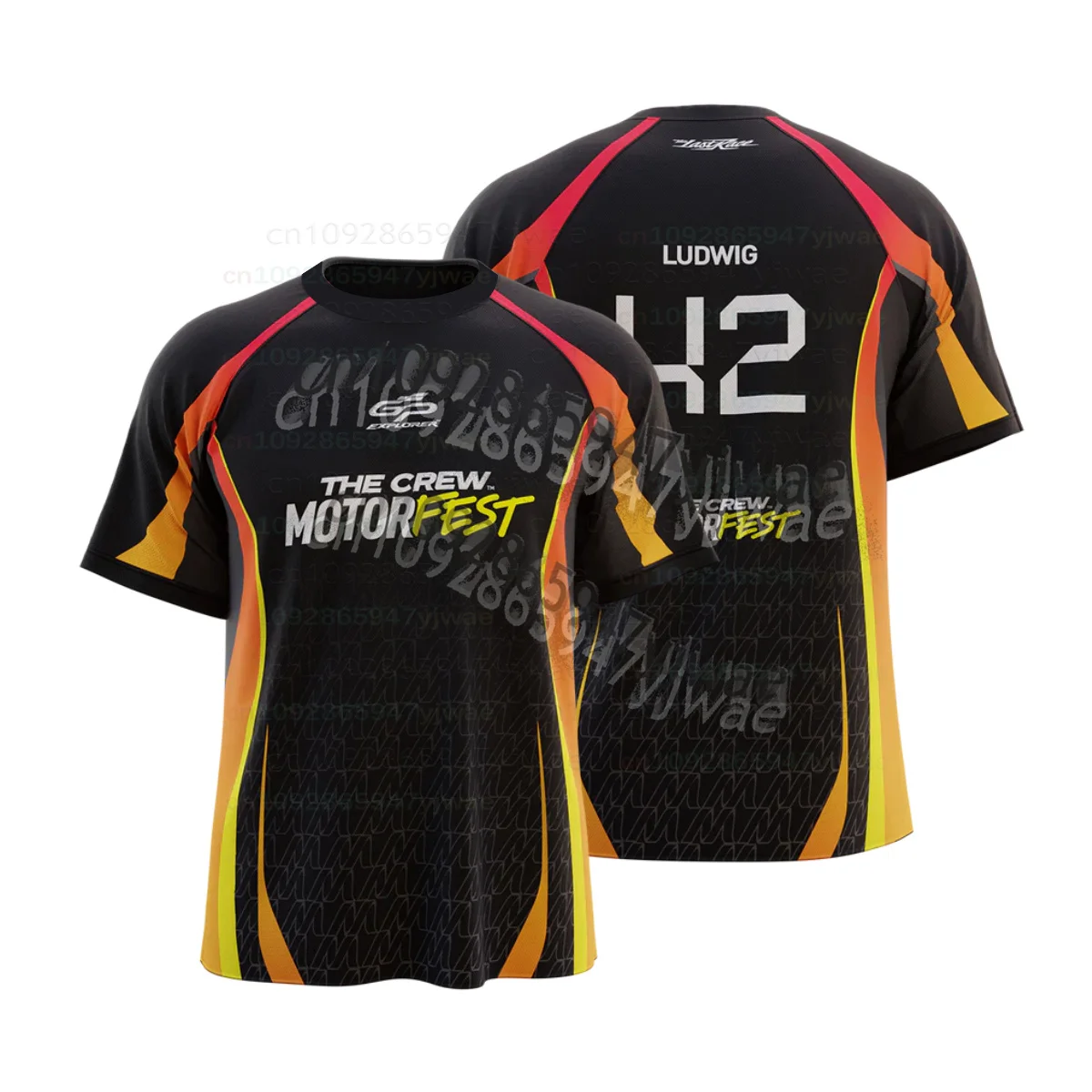 2026 Neue GP3 EXPLORER Fans Team Uniformen Herren Damen Atmungsaktives Sommer-Renn-T-Shirt mit Rundhalsausschnitt und Kurzen Ärmeln Casual T-Shirt für Fans und Kinder – Detail 23