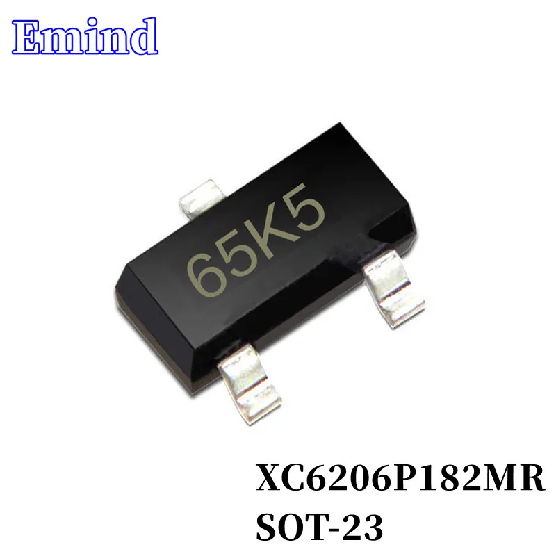 Рисунок 2 - XC6206P182MR XC6206-1.8 Silkscreen 65K5 SOT-23 1