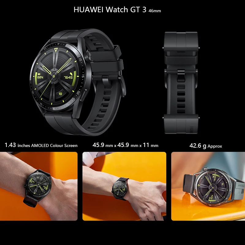 Huawei watch GT 3,スマートウォッチ 日本語対応 健康管理を可視化しよう Bluetooth通話｜ロングバッテリー、  ワイヤレス充電対応 血中酸素レベル常時測定 AliExpress