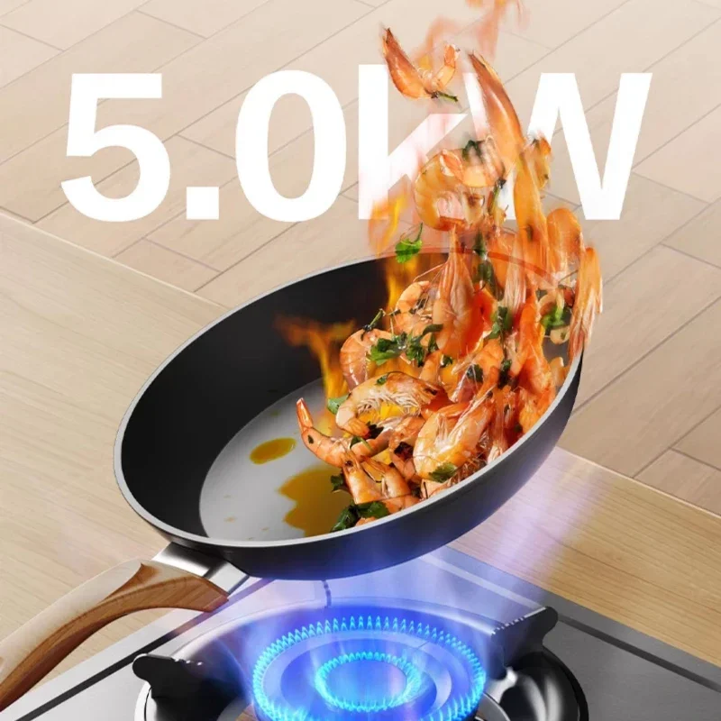 Gas Stove 4 Burners Gas Stove Desktop Double Stove Fire Liquefied Small Household Appliances 4