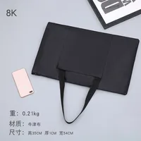 4K/8K Large Dacron Waterproof Light Weight Art Portfolio Tote Bag Black Carrying Storage Case For Poster, Sketching, and Drawi 2