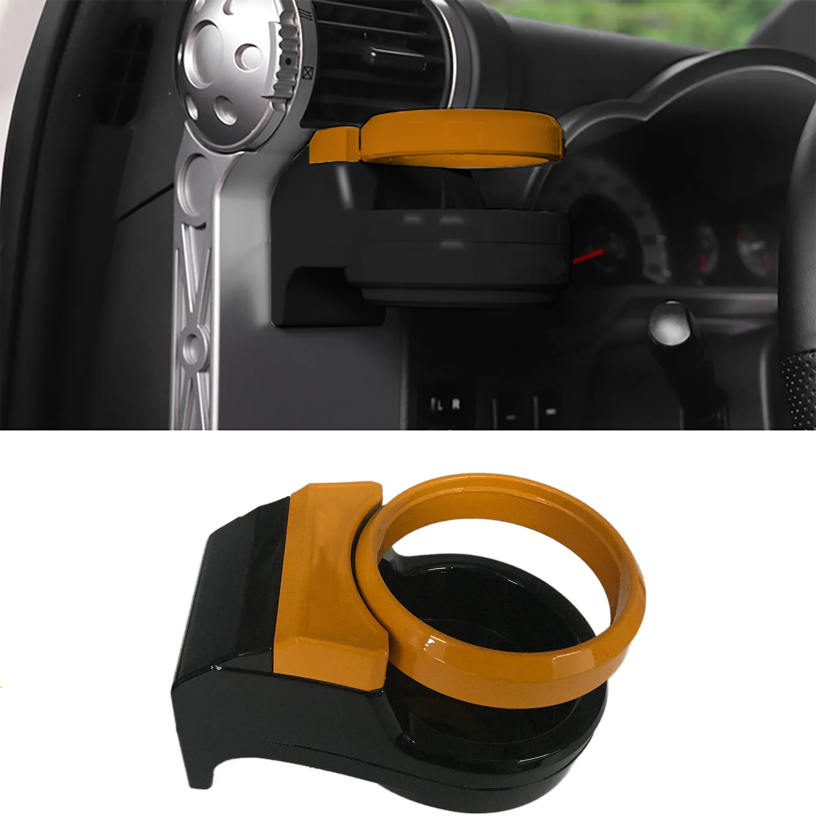 Car Cup Holder Fit for Toyot@ FJ Cruiser 2007-2021 Car Side Air