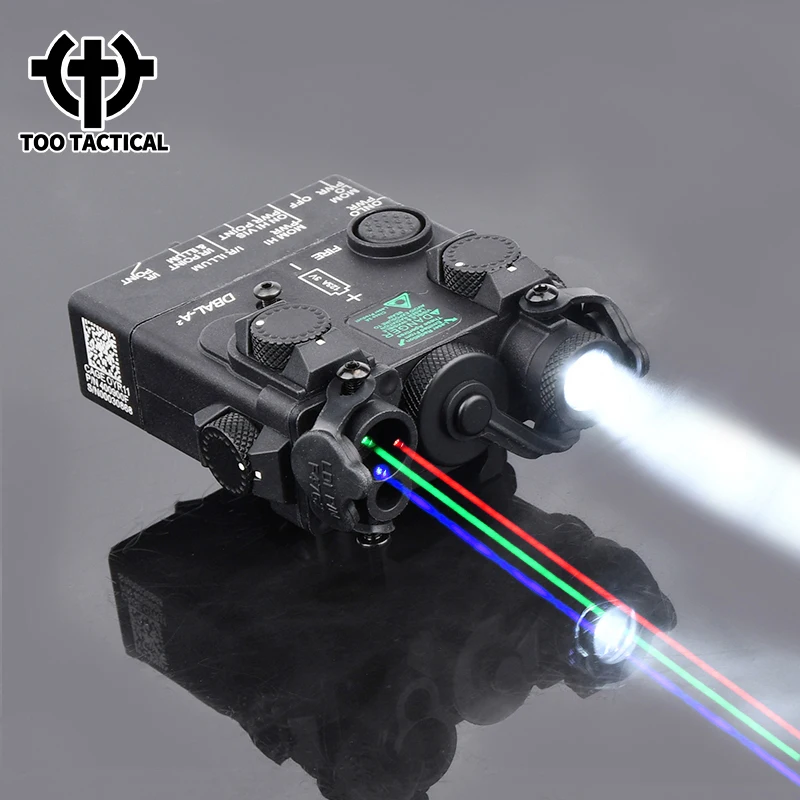 Airsoft Mini Dbal A2 Red Green Blue Dot Laser Sight With Ir White Light