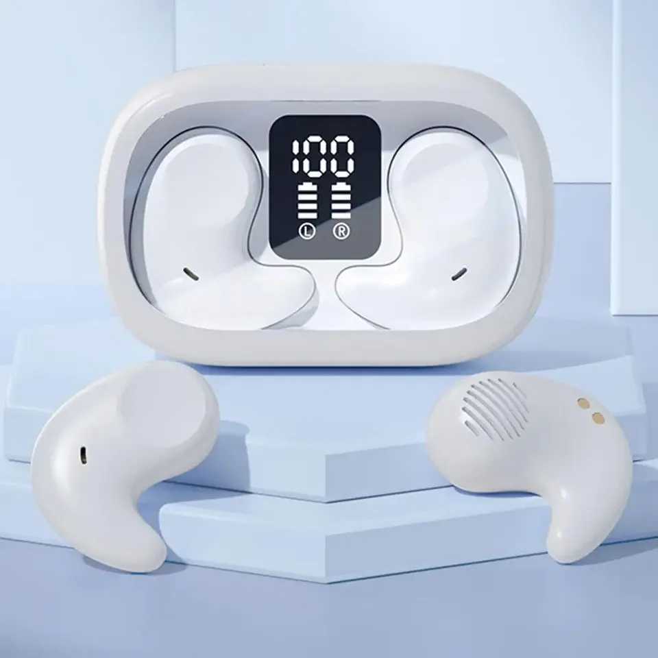 Wireless Invisible Translation Earbuds Tiny Headphones Noise Cancelling Headsets Sports Stereo Bluetooth 5.3 Translator Earphone