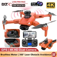 LYZRC L900 PRO MAX Drone 4K Professional HD Dual Camera GPS Dron Brushless Motor FPV Quadcopter L900 PRO SE Fodable Helicopters