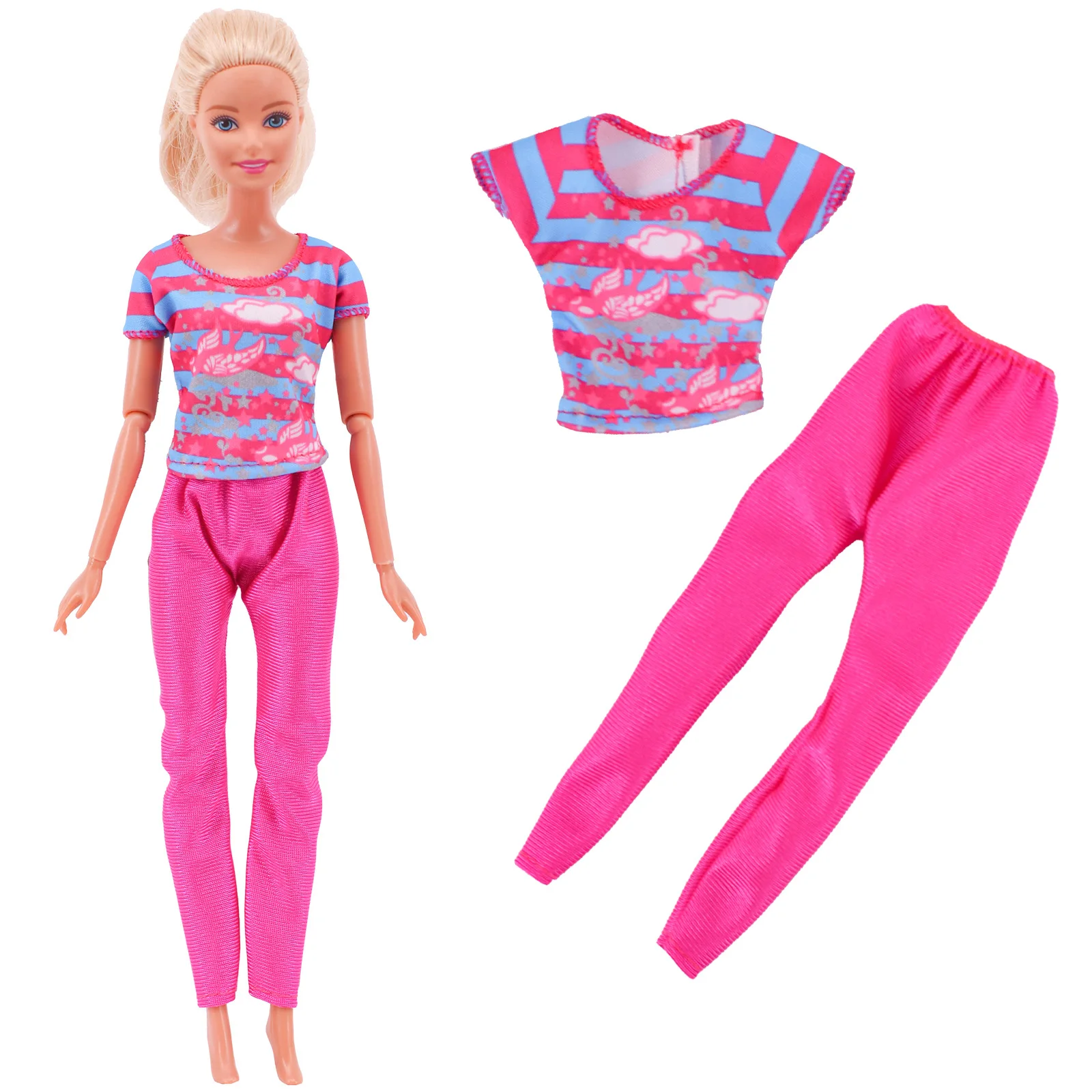 Pop Doll Clothes Stylish Pink Series Slim Evening Dresses Fit Cocktail Daily doll accessories doll clothes doll clothes accessories plush doll accessories barbie doll clothes For 11.5Inch Barbis&BJD Doll Clothing Accessories