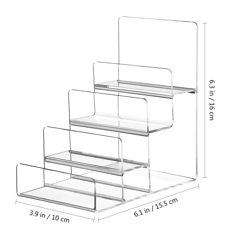 Acrylic Storage Rack Purse Display Shelf Display Case Clear Acrylic Display Rack Collection Storage Rack Acrylic Display Stand