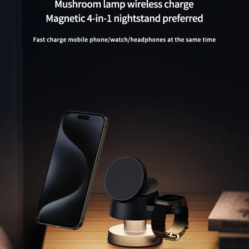 Magnetic 3 in 1 Wireless Charger Fast Charging Station