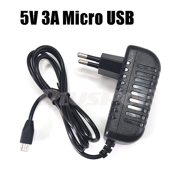 5V Micro USB Universal Power Supply 5Volt 1A 2A 3A Power Adapter EU Plug  Charger Supply 5v 3a For Raspberry Pi Zero Tablet Pc