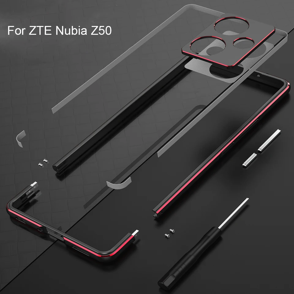 Coque de téléphone antichoc en métal pour ZTE Nubia Z70 Z60 Ultra Z30