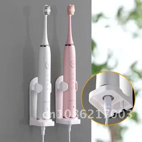 

Electric Toothbrush Holder Rack Wall Mounted Adjustable Traceless Toothbrush Stand Toothpaste Squeezer Bathroom Accessories