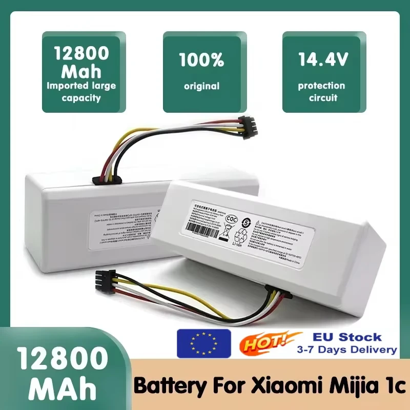 14.4V 12800mAh P1904-4S2P-MM Xiaomi Mi Jia 1C STYTJ01ZHM Akcesoria do robota odkurzającego Oryginalna część