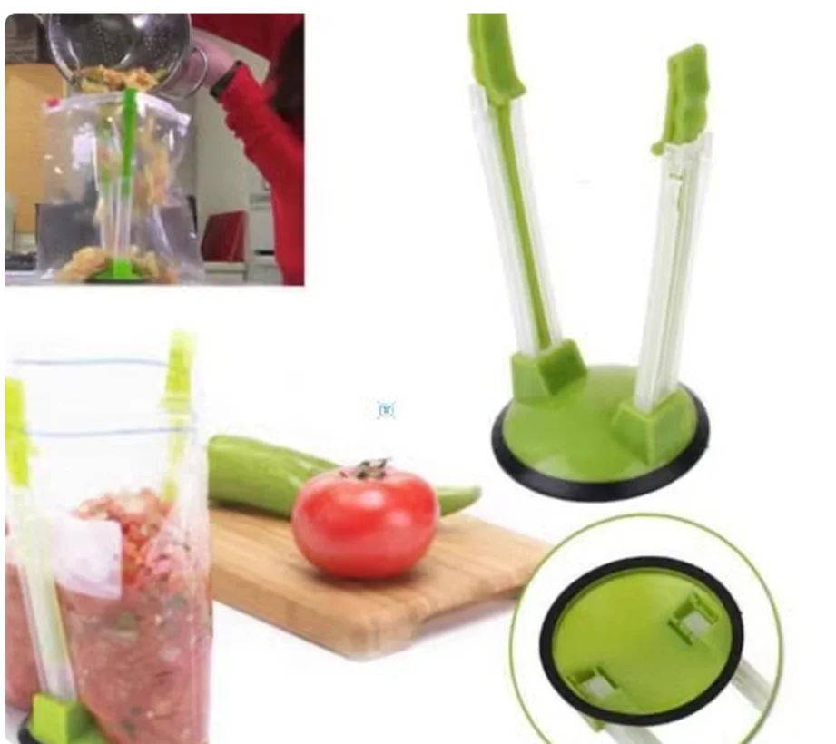 Multi-Purpose Food Storage Bag Holder and Stand