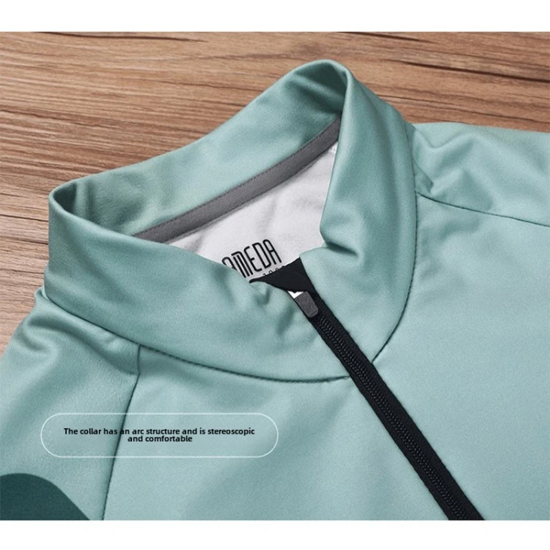 LAMEDA Women Cycling Jersey Long Sleeve Fleece Bike Shirt With Full Zipper Ideal For MTB Outdoor Sports Comfortable Clothing cycling shirt women sports t shirt