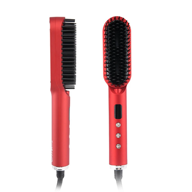 Pritech Hair Straightener Professional Quick Heated Negative Ion Electric Hot Comb Personal Care Multifunctional Hairstyle Brush 5