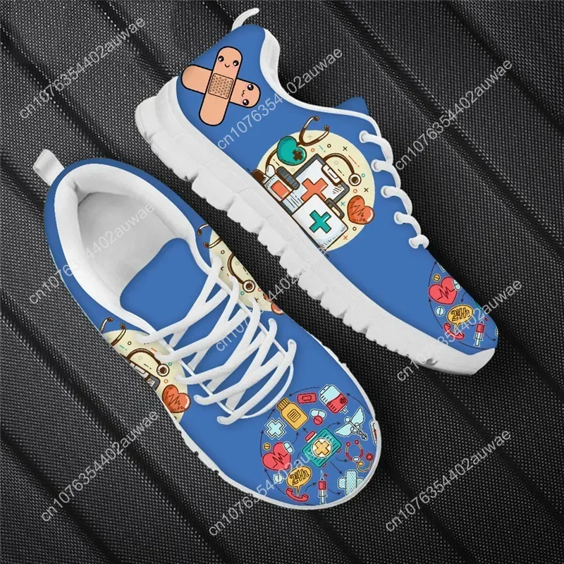 Orange Health Medical Design Women Casual Flats Fashion New Nurse Shoes Paramedic Outdoor Sport Sneaker mujer