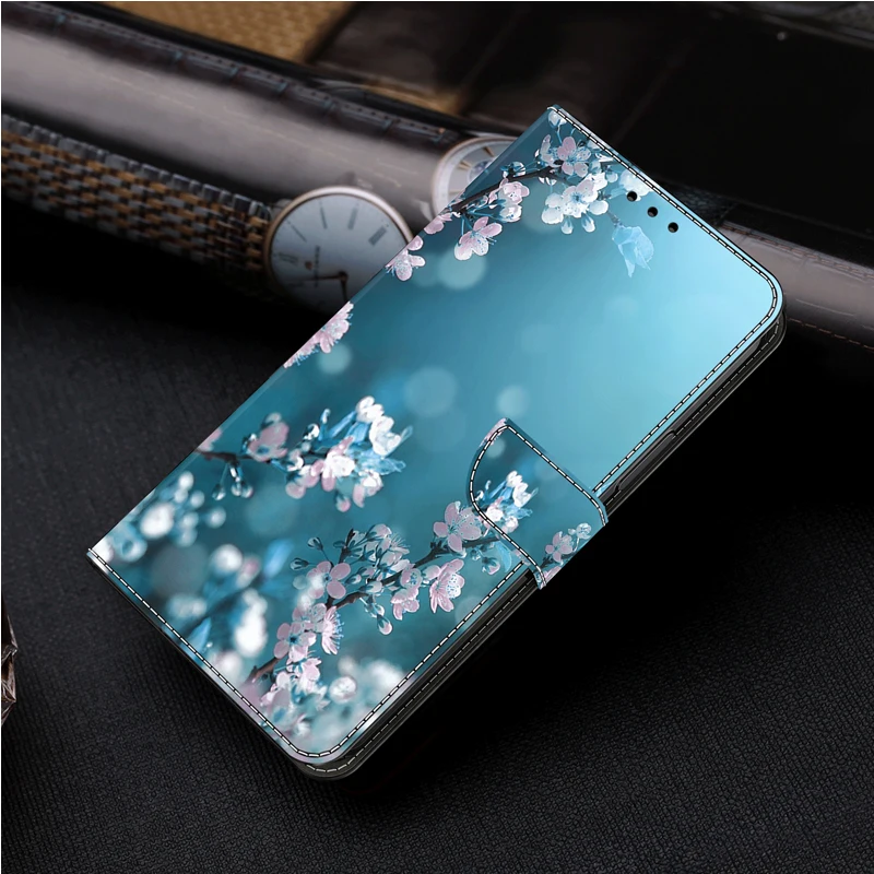 3D Fashion Painted Pattern Flip Leather Wallet Phone Case