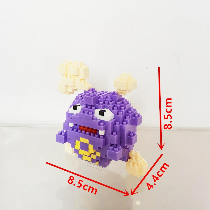 75 Stile Pokémon Bausteine Montage Anime Pikachu Glurak Schigerausche Bisasam Gengar Figuren Spielzeug für Kinder Geschenk – Detail 2
