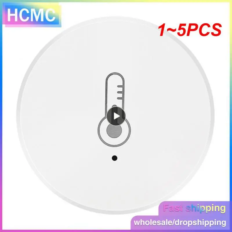 

1~5PCS tuya ZigBee 3.0 Smart Temperature And Humidity Sensor Tuya Smart Life App Remote Control Work With Alexa Home