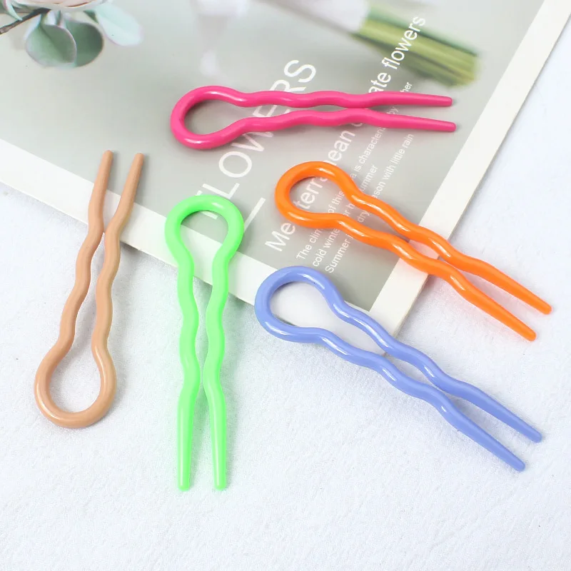Hair Accessories Retro Hair Bun U-Shaped Hair Sticks Clip Barrettes Hairpins
