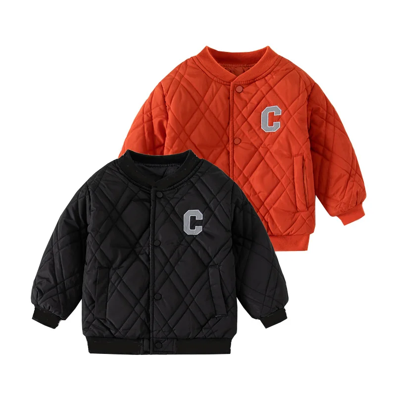 

Новинка 2023, теплая куртка для маленьких мальчиков, утепленное детское зимнее пальто на молнии, детская одежда