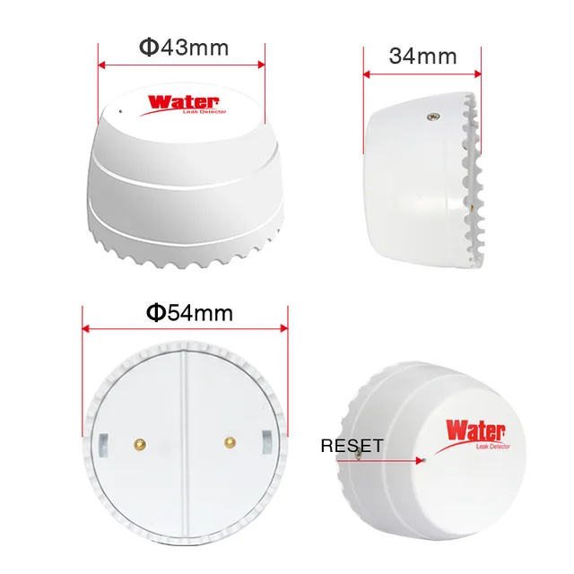 Tuya WiFi Water Leak Detector Flood Sensor Smart Life APP Remote Monitoring Flood Alert Overflow Security With Alexa Google 6