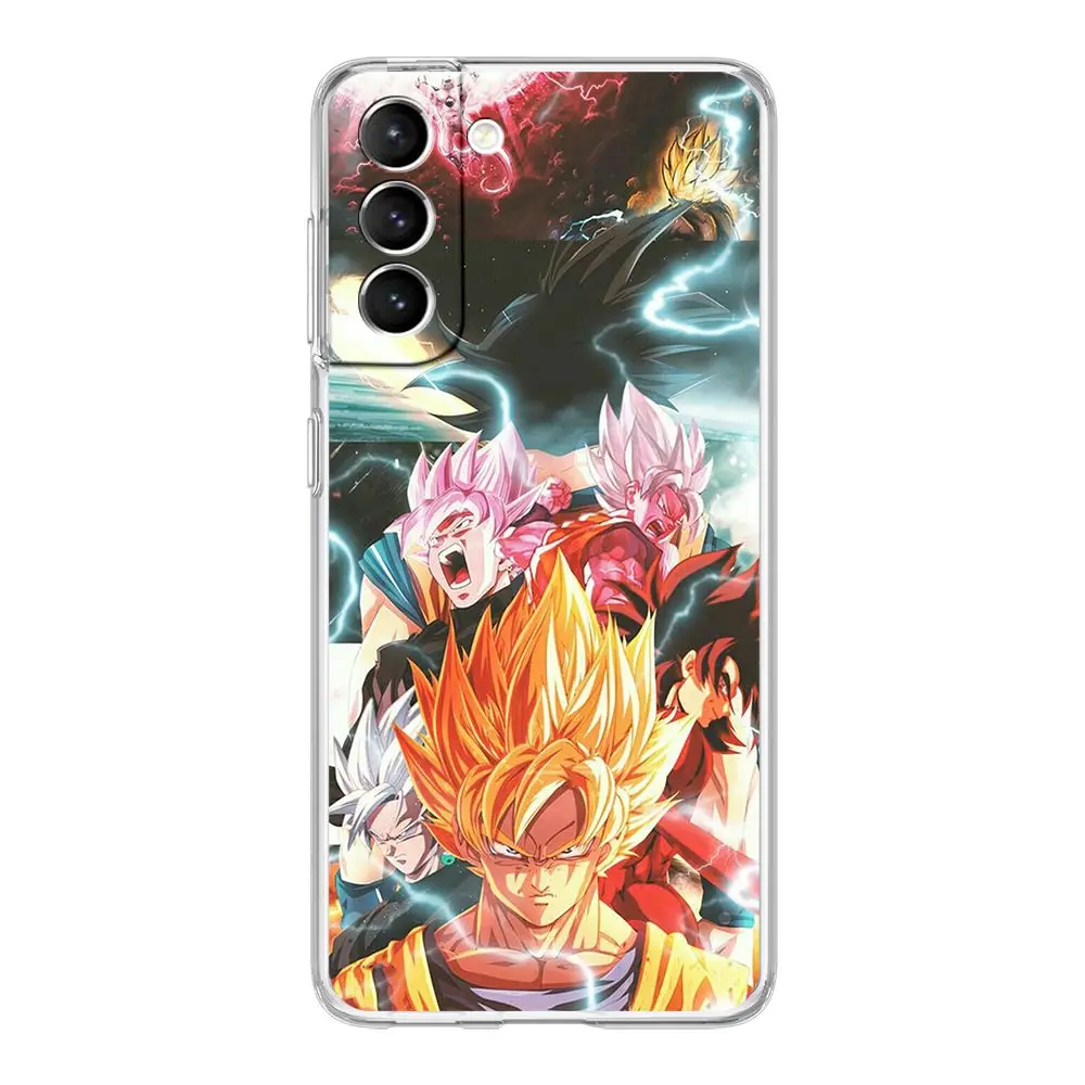 samsung silicone Dragon Ball Z Super Saiyan Case For Samsung Galaxy S20 FE S21 S22 Ultra S10 S9 Plus S10e Note 10 Lite Soft Phone Funda Cover samsung cute phone cover Cases For Samsung