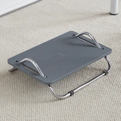 Ergonomic Adjustable Under - Desk Footrest Stool for Optimal Comfort (Grey)