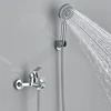 Matte Black Bathroom Shower Faucet Bathtub Hot Cold Water Mixer Tap Black Chrome Bathroom Shower Faucet Mixer Taps 3