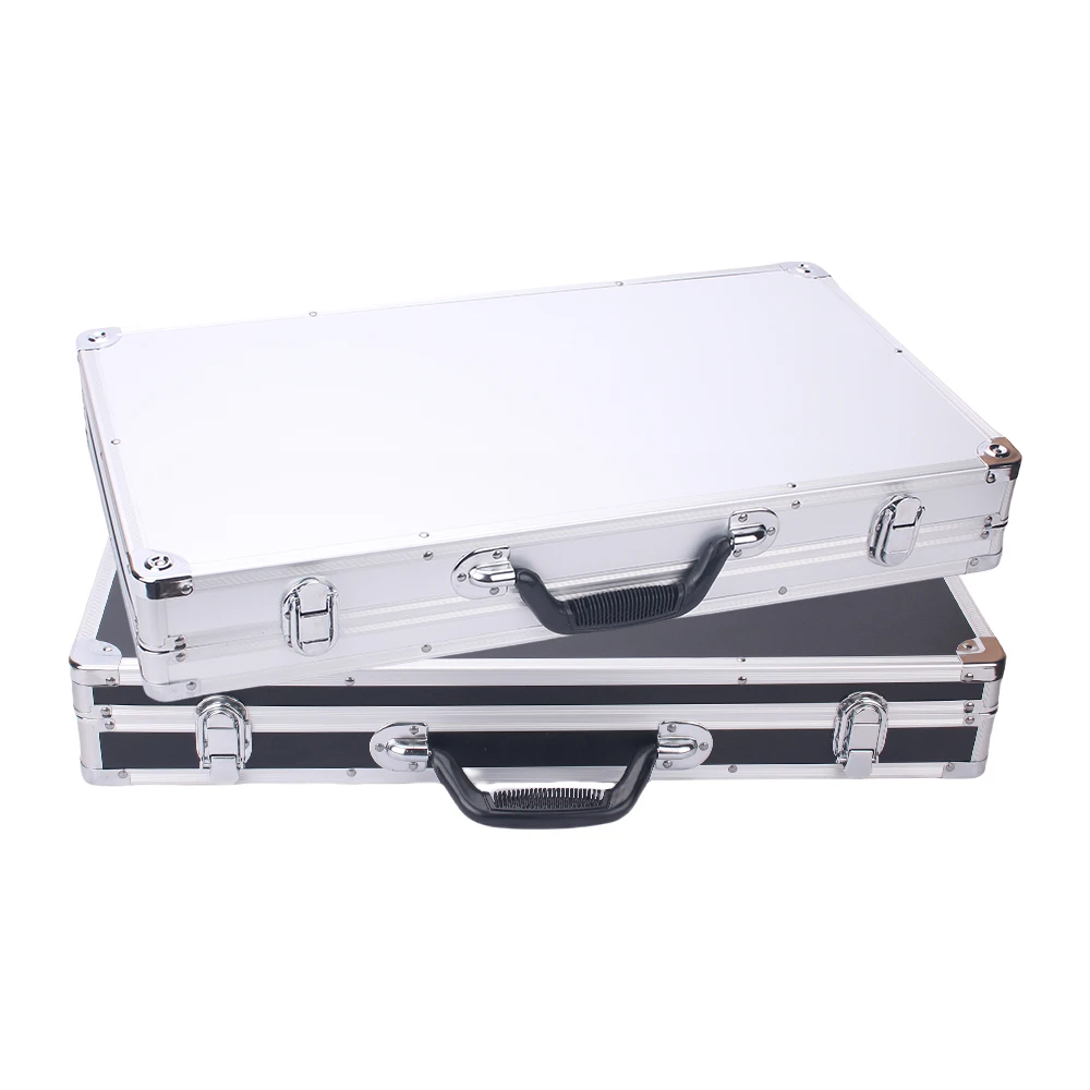 35-Slot High-Capacity Watch Storage Box with Aluminum Suitcase Design, Velvet-Lined Jew... - SKU WSB01007 - UGI Packaging