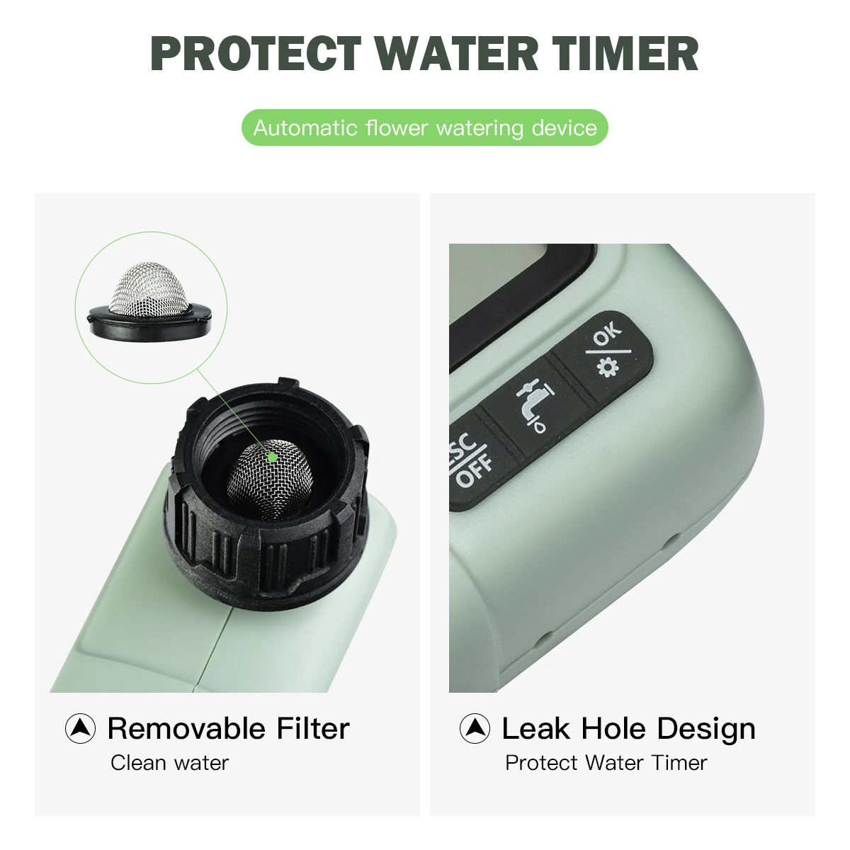 HCT-322 automatische Wasser timer Garten digitale Bewässerungs maschine intelligente Sprinkler im Freien verwendet, um Wasser und Zeit zu sparen — изображение 4