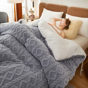 Thick Lamb Cashmere Blanket 1