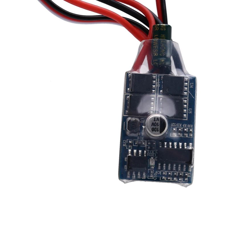 Rc 자동차 보트용 브러시드 모터 속도 컨트롤러, 브레이크 없는 W/O 브레이크, 4X Rc ESC 10A