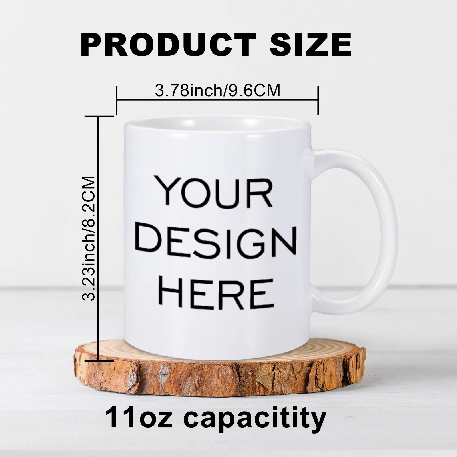 11oz Ceramic Coffee Mugs ceramic drinking cup ceramic cup ceramic mug ceramic coffee cup coffee cup custom mug Personalized Text Photo Image Novelty Personalize Different Design Images Gift