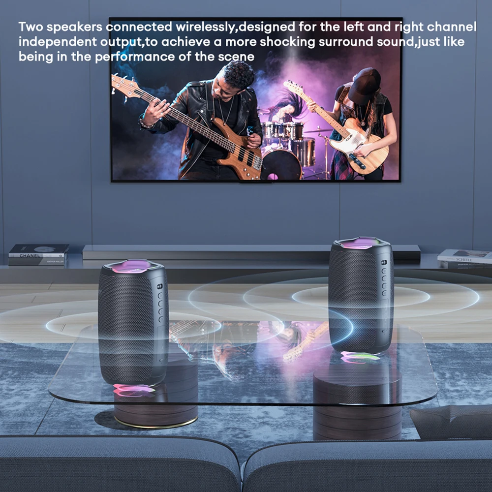 ZEALOT S61 Bluetooth スピーカー ワイヤレス TWS ヘビーベース