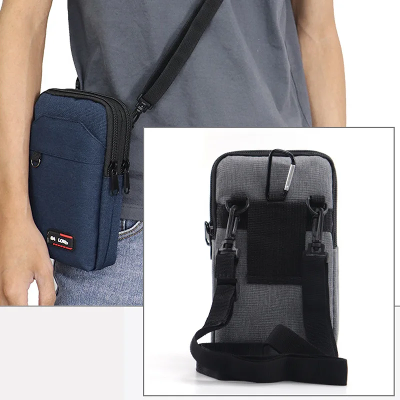 Men's Outdoor Waterproof Tactical Waist and Crossbody Bag