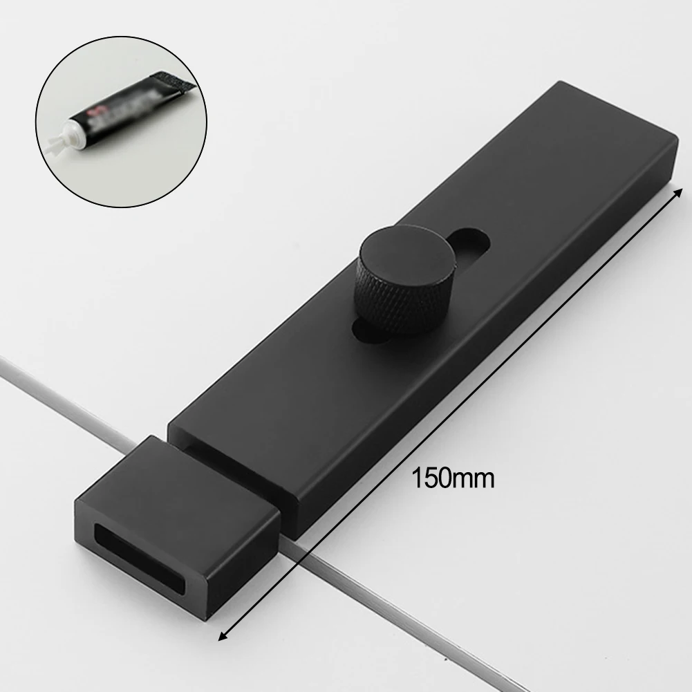 Door Bolt Punch-free Latch No Hole Punch Buckle Security Lock Thickened Room Anti-Barn Hardware