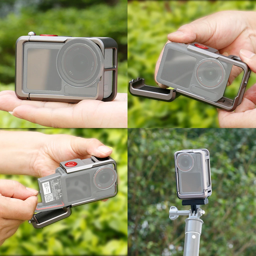 Für DJI Action 5 Pro 4 3, Schutzrahmen, Kombi-Käfig, ultraleichter Rahmen aus Aluminiumlegierung mit Schnellverschluss-Magnetadapter – Detail 14