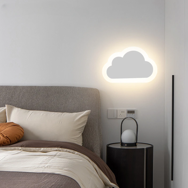 

Cloud Design Acrylic Wall Lights Morden LED Indoor Lamp Nordic Sconce Lamps Kids Bedside For Children's Bedroom Decor