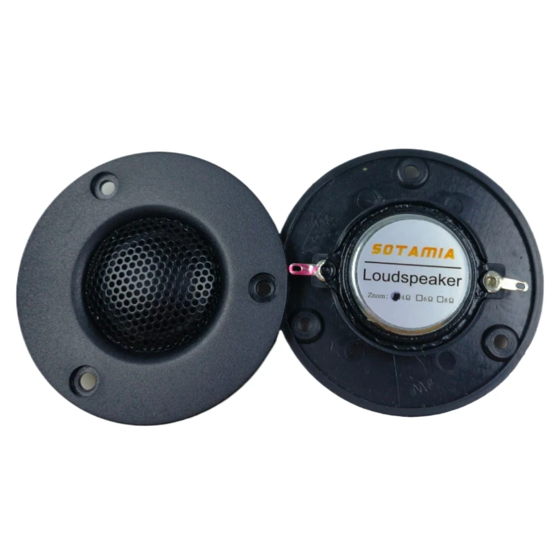 2Pcs 3 Inch Silk Film Tweeter Audio Speakers 4 Ohm 30W Home Treble Loudspeaker Hifi Music Mini Speaker DIY Sound System