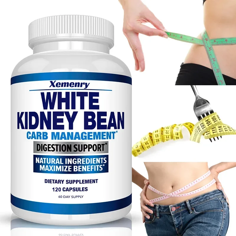 Natural White Kidney Bean Extract Trapping Carbohydrates Pure Carb Blocker