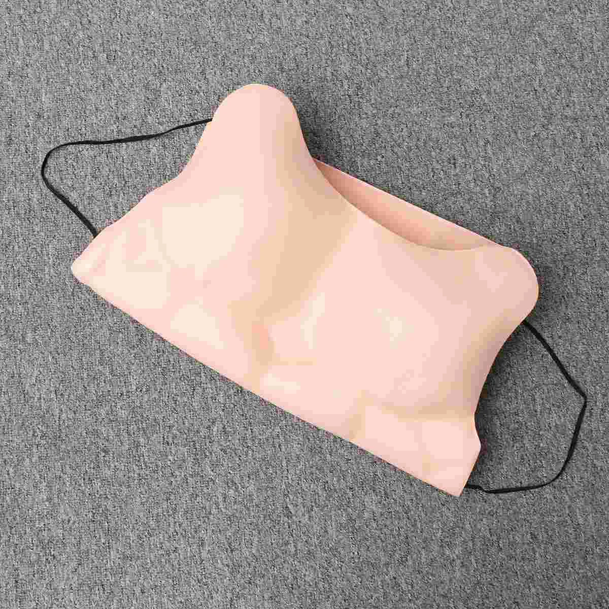 Fancy Halloween Costumes Pectoral Muscle Fake Chest Funny Costume Cosplay Clothing Decorative Props Masquerade Party