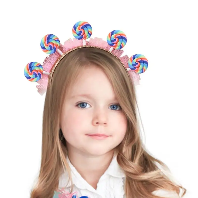 Lollipop Hair Bands Cute Headband Lollipop Headband Hair Accessories Photo Props Candy Candy Costume Accessories For