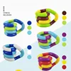 Rainbow Circle Rope Twist Fidget Toys Autism Therapy Kids Adults Stress Anxiety ADHD Decompression Multicolored Rainbow Circle 5
