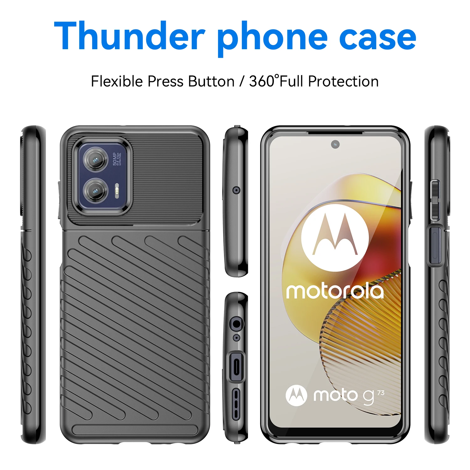 Motorola Moto G73 5G Funda Gel Tpu Silicona transparente dibujo Vaca