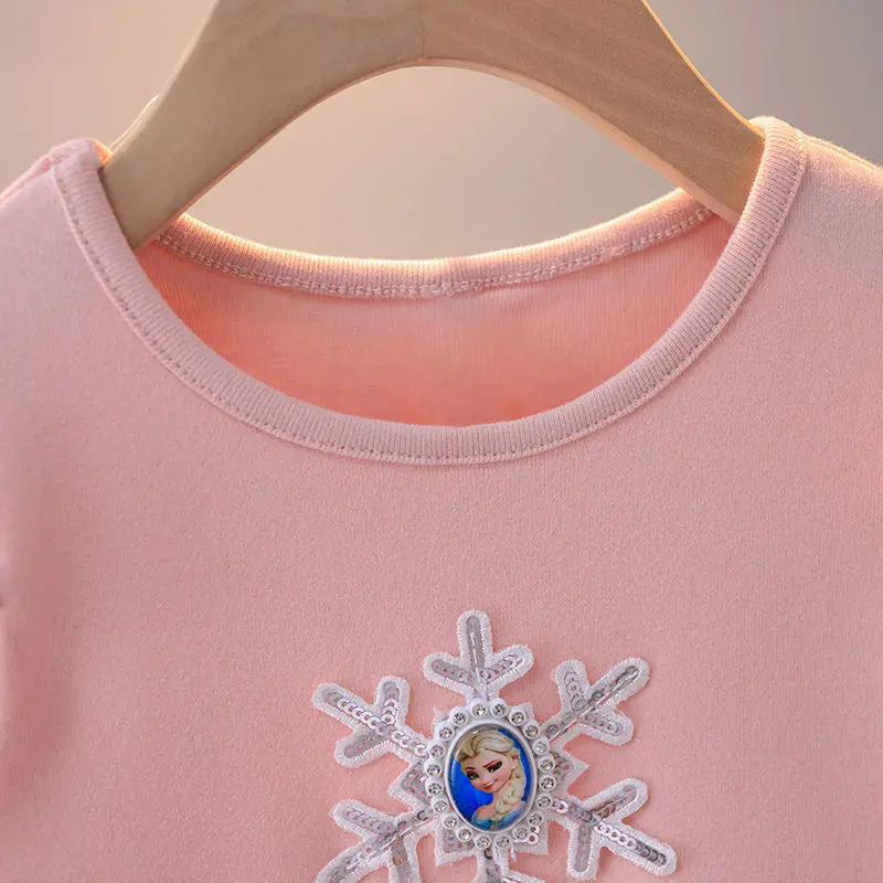 New Princess Dress Girls Dress Long-sleeved For Children's Party Clothes Elsa Frozen Dress Spring Autumn Kids Dress 2-9Y S8bf7e2f38ccb4a669937f5e126b34b3f9